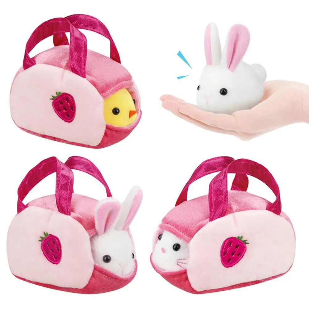 Детский милый плюшевый кролик игрушка кукла для ролевых игр пазл в форме кролика