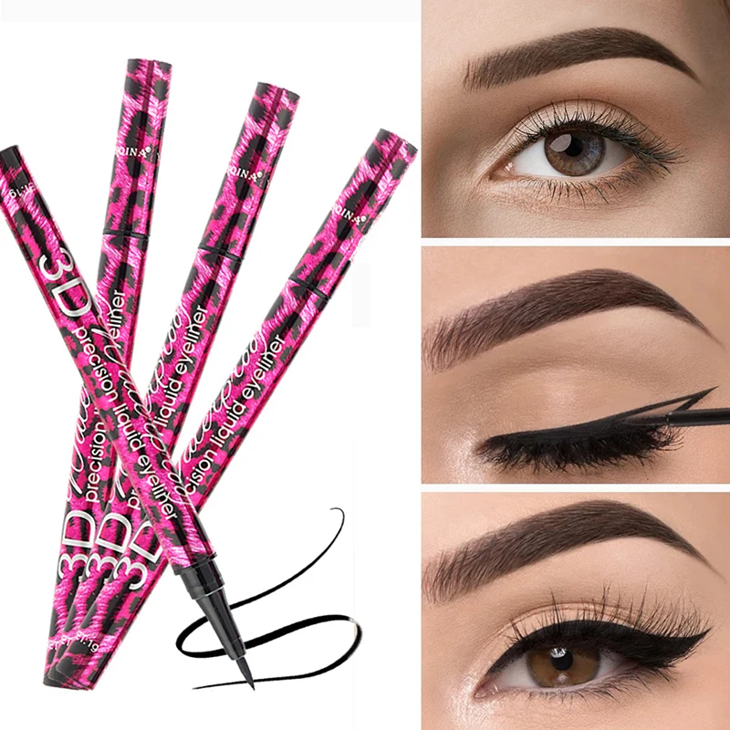 Красная леопардовая черная жидкая подводка для глаз стойкая водостойкая