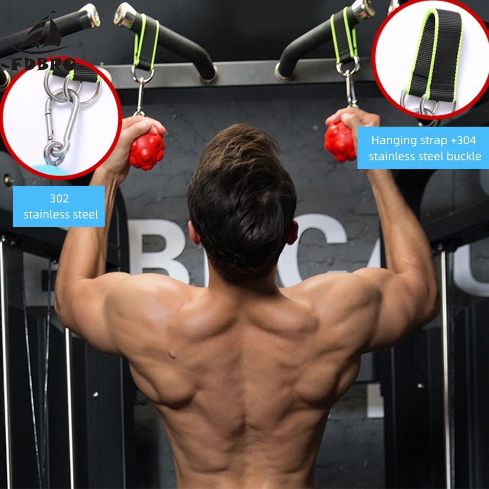 FDBRO 1 Набор тренировочных рычагов и мышц спины подтягивания укрепление мяча