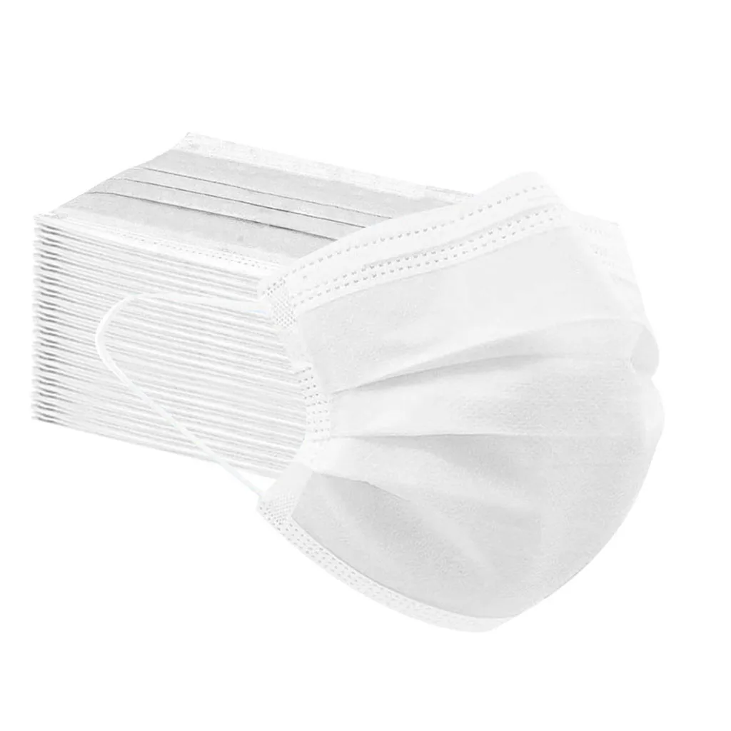 Сильная защита маски одноразовые для лица 3-слойные фанерные одноразовая маска
