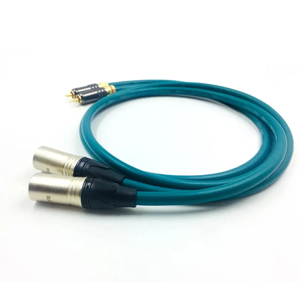 Кабель Hifi с двумя штекерами Xlr на Rca кабель OCC XLR в RCA balance line HiFi сигнальный