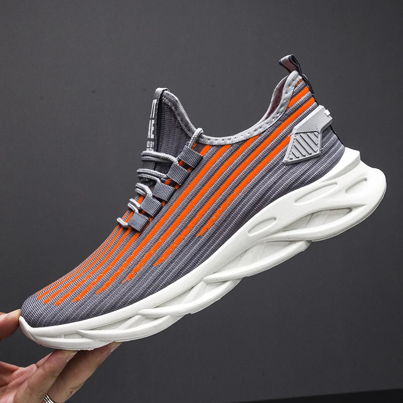 

Sneakers men's mesh on lacing, light sneakers, for the street, sports shoes, sneakers for men mesh lace-up, lightweight