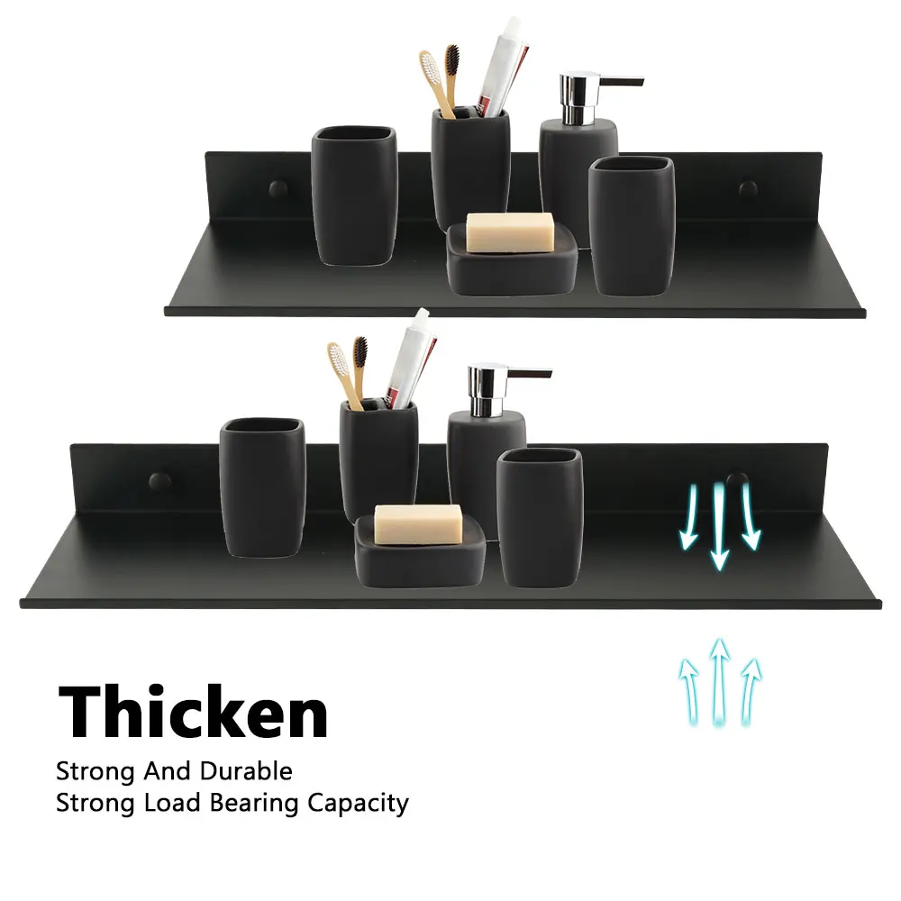 Стеллаж для хранения 30/40 см алюминиевая настенная полка ванной кухни спальни