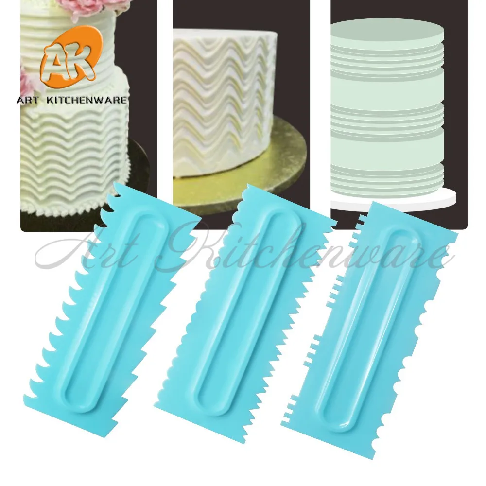 

Пластиковые шпатели для сливочного крема, скребок для торта, скребок для шоколада, сглаживающие шпатели, формы для украшения тортов, инстру...