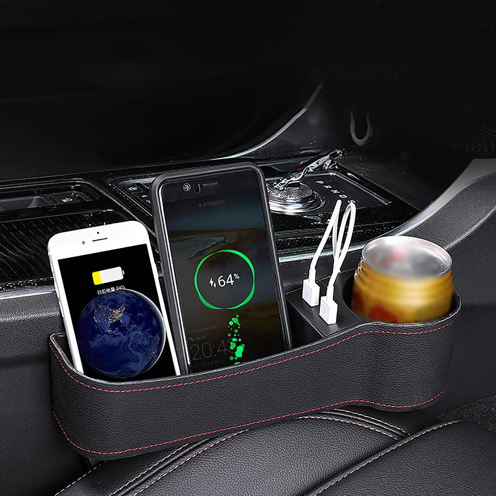 

Автомобильное кресло Crevice ящик для хранения карман с USB Зарядное устройство Универсальный Автомобильный Органайзер на спинку сиденья из ис...