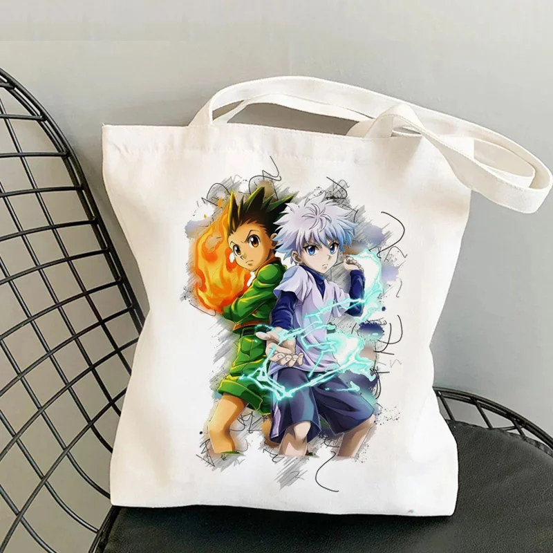 

Сумка для покупок Hunter x Hunter, многоразовая складная сумка из джутовой ткани