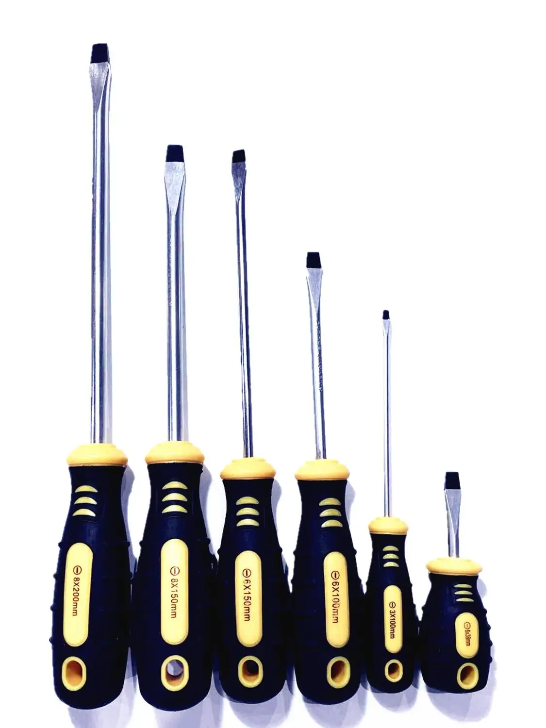 Магнитная отвертка Liyset Отвертка Phillips черного цвета с желтой ручкой | Инструменты