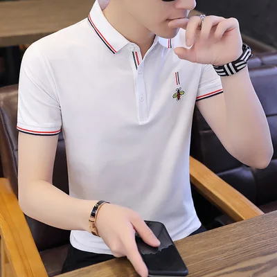 

New summer short-sleeved t-shirt men's trendy men's clothing on the wild 3582