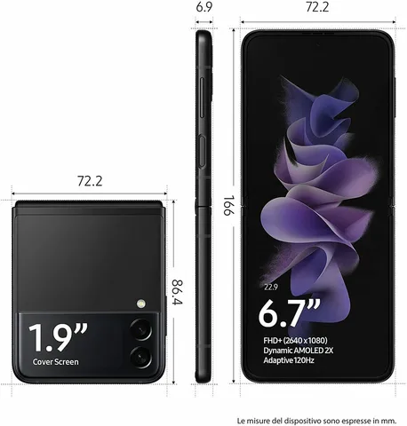 Смартфон Samsung Galaxy Z Flip, 8/128ГБ, 8/256ГБ, global, Б/у