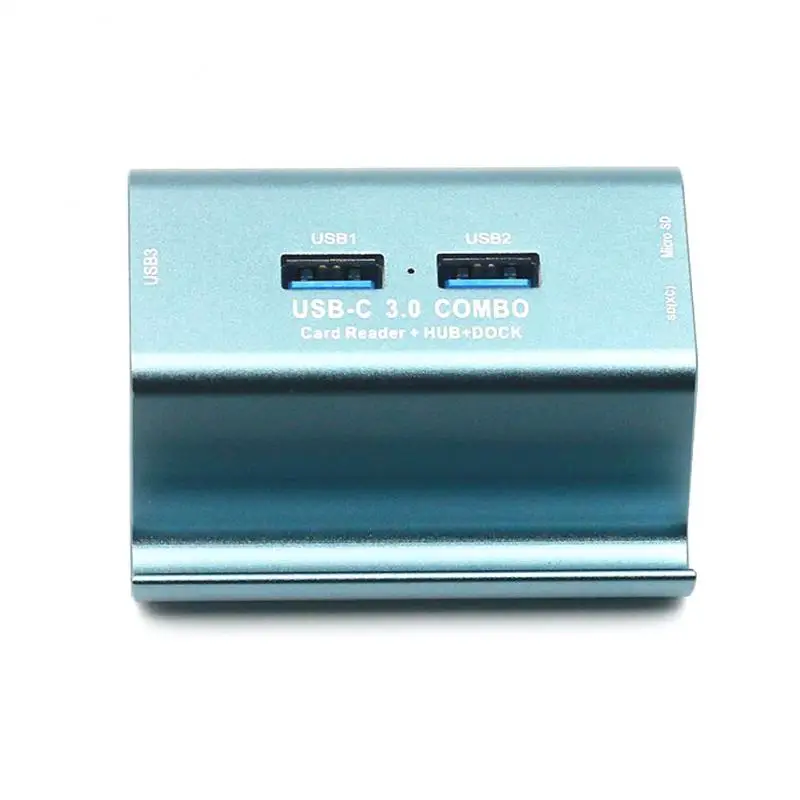 

New USB 3.1 Type C HUB with Card Reader USB-C Hub Type-c OTG Hub USB 3.0 Multi Hub With Phone Tablet Holder For Laptop PC