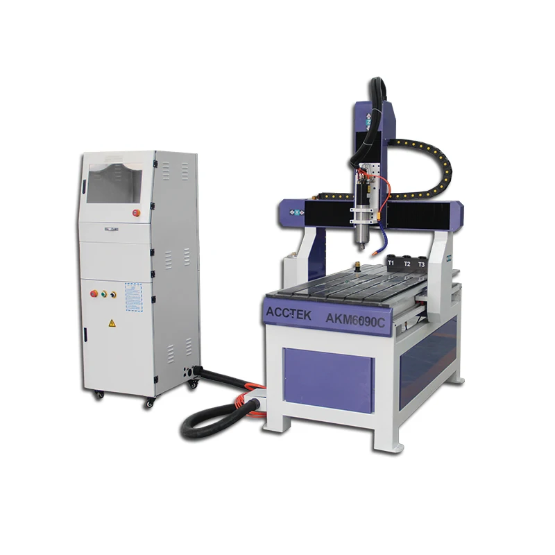 Высокое качество acctek 6090 кВт atc Шпиндельный маршрутизатор cnc Резьбовая машина для