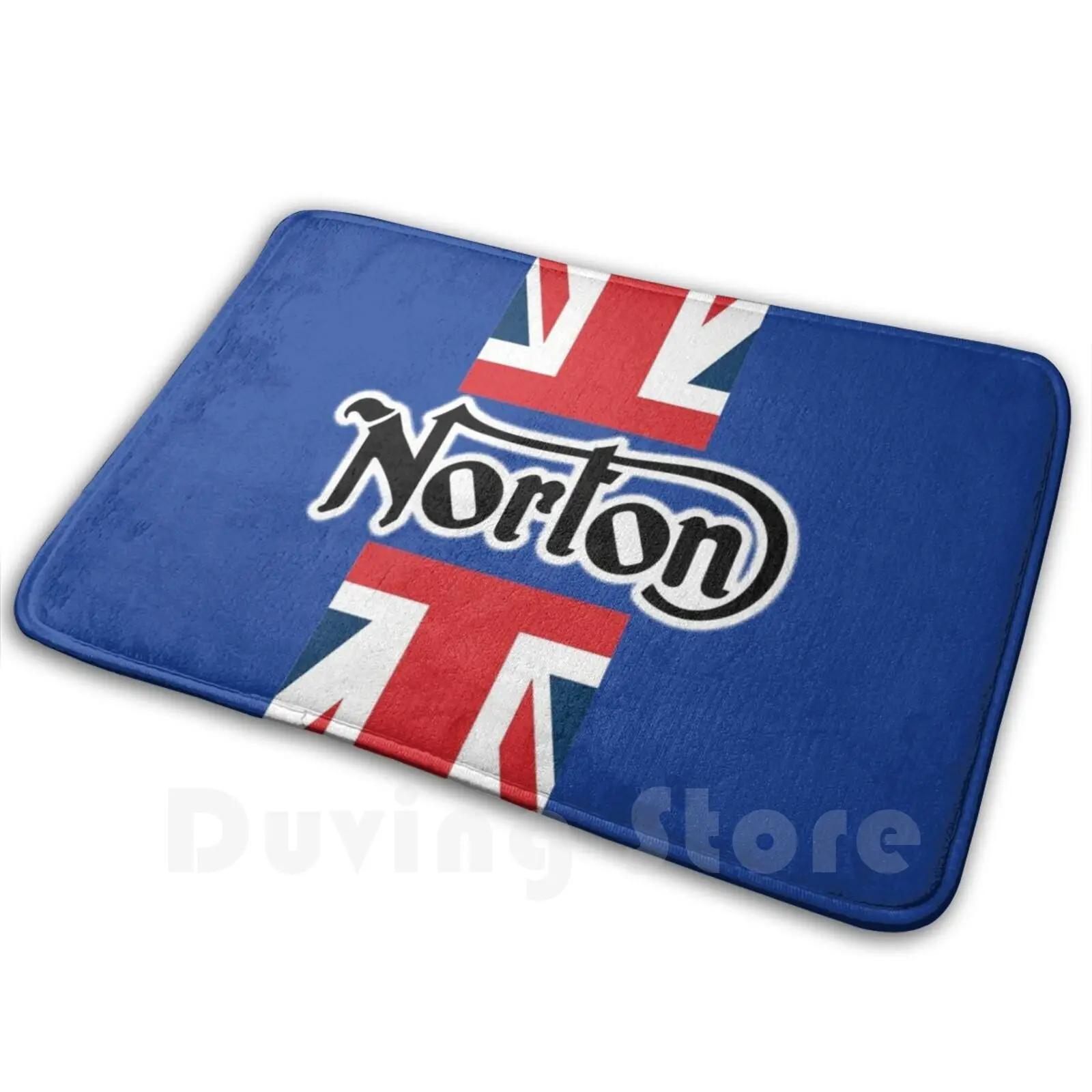 

Carpet Mat Rug Cushion Soft Non - Slip England Uk Union Jack Vintage British