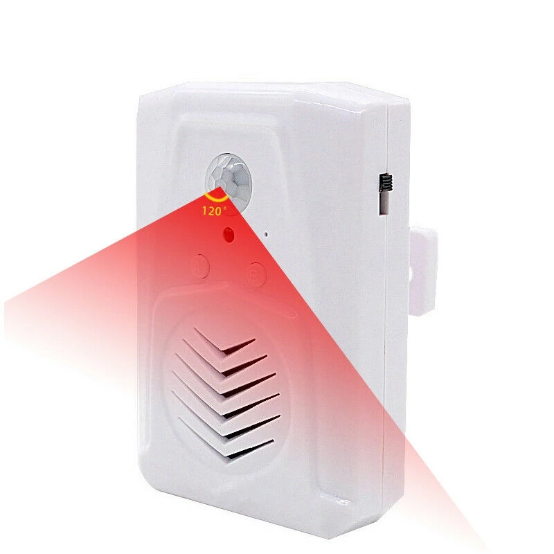 Sensor Motion Door Bell Switch MP3 Infrared Doorbell Wireless PIR Voice Prompter Welcome Entry Alarm | Безопасность и защита