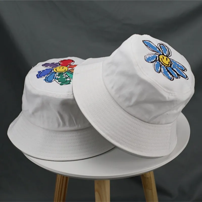 

Bigbang GD Peaceminusone PMO Fragments Fish Hat [Kwon ji yong/G] Daisy Cap Colorful Unisex Harajuku Casual Casual Hat