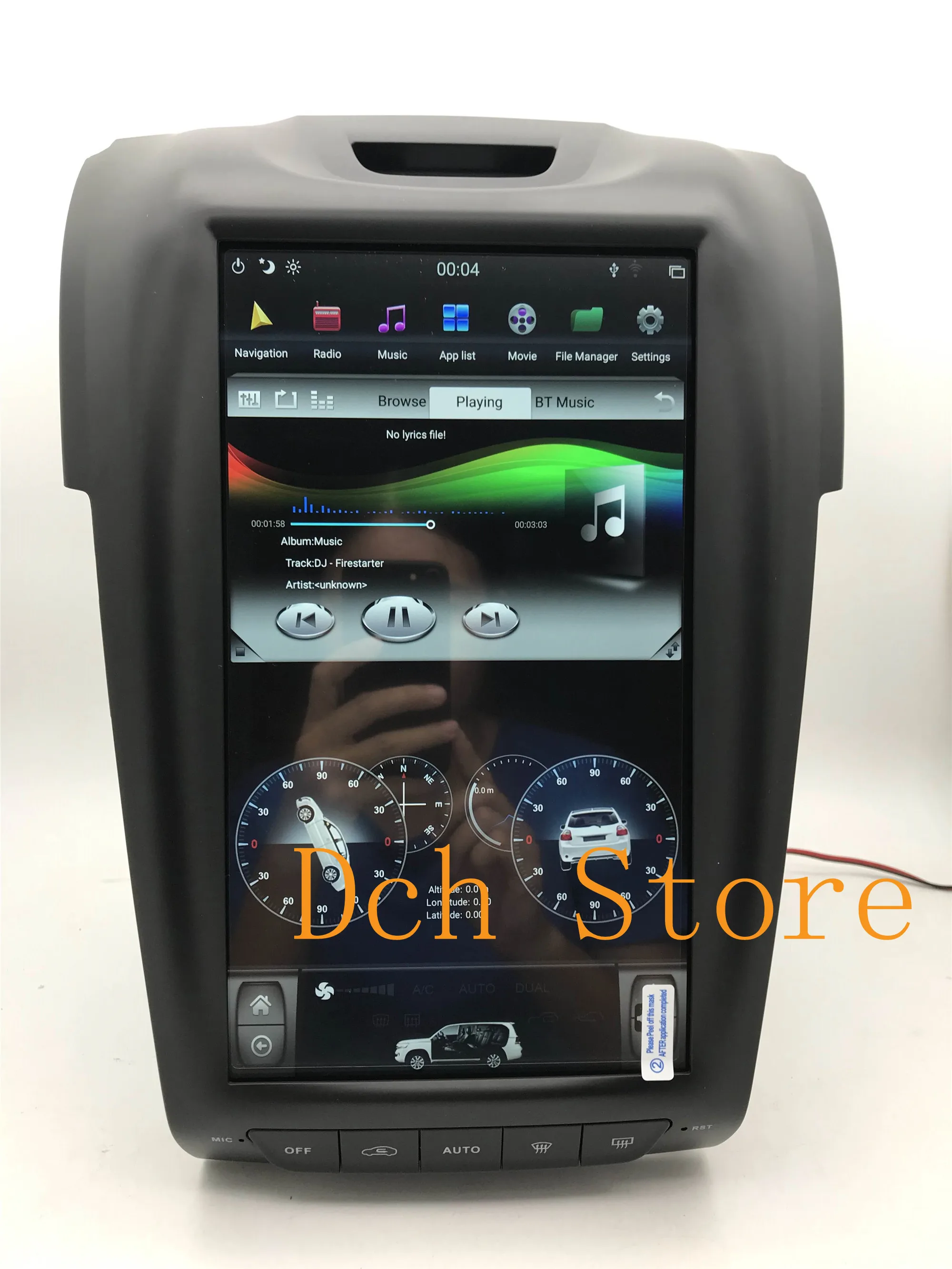 12 1 ''вертикальный автомобильный DVD плеер в стиле tesla Android 9 0 GPS навигация радио