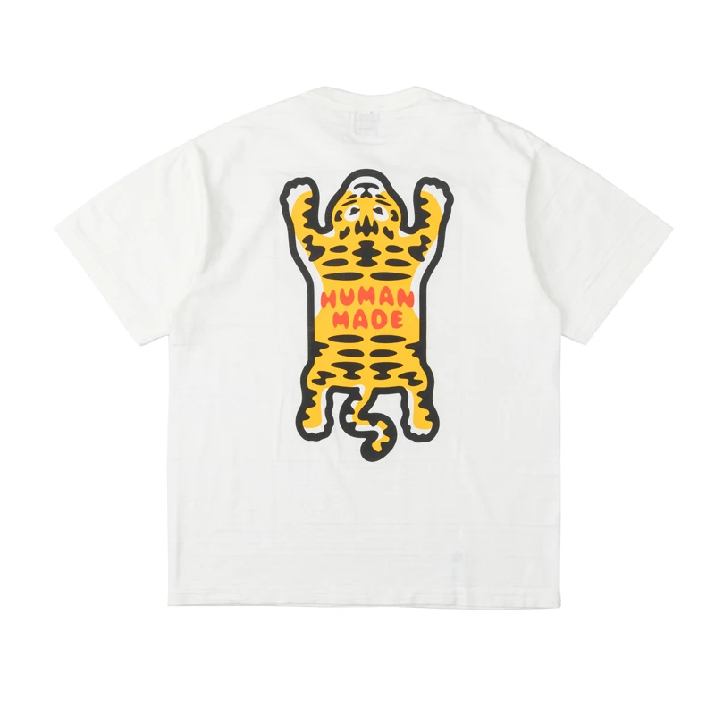 

HUMAN MADE HEART TIGER PRINT GRAPHIC TEES MEN STREETWEAR