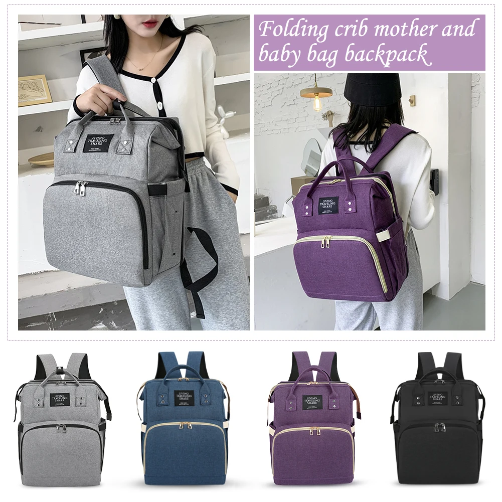 

Nappy Backpack Diaper Bag Mummy Large Capacity Nursing Bag Multi-function Waterproof Outdoor Travel Diaper Bags For Baby Care