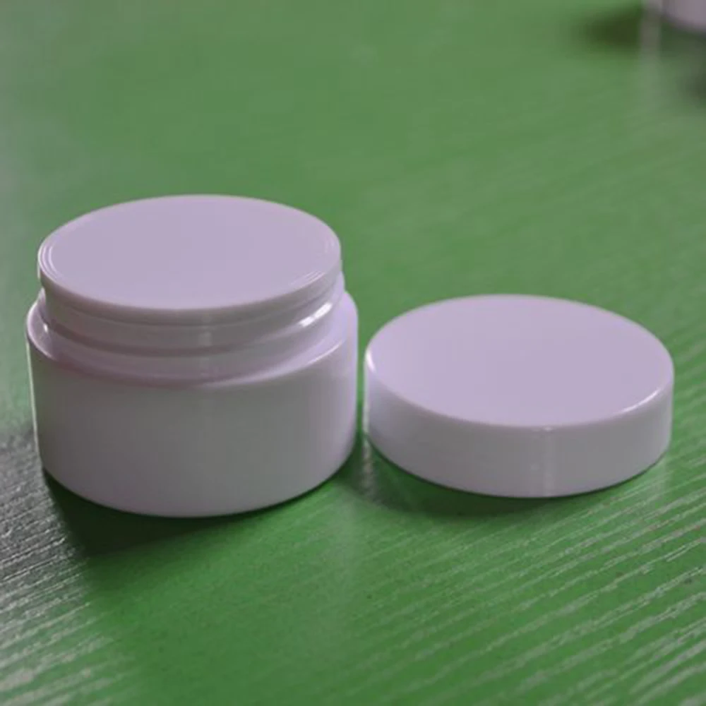 30 шт. пустой пластиковый контейнер для косметики белый образец тела упаковка