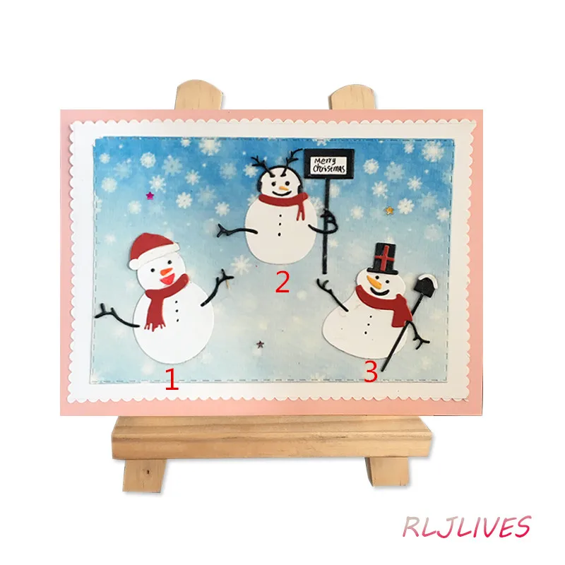 

Snowman Metal Cutting Dies Stencils for DIY Scrapbooking photo album Decorative Embossing DIY Paper Cards