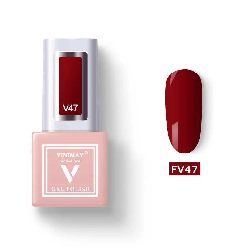 FV47 VINIMAY 60 Цветной Гель-лак для ногтей vernis полуперманентный УФ-гель лак-праймер впитывающий Гель-лак для ногтей Полировочный Гель для маникюра - Цвет: FV47