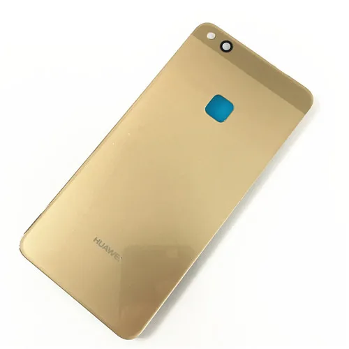 Для huawei P10 Lite WAS-LX1 WAS-LX2 WAS-LX3 Стекло Корпус задняя Батарея Дверь Крышка батарейного отсека средняя рамка с Стикеры - Цвет: gold