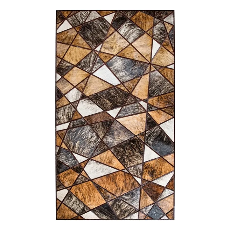 Современный стиль нестандартная форма геометрический узор настоящая коровья