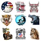 Термонаклейки для Глажка одежды Патчи Наклейки рок Diy мотоцикл патч Flex прокладочный материал с поливинилхлоридная клейкой полосой C