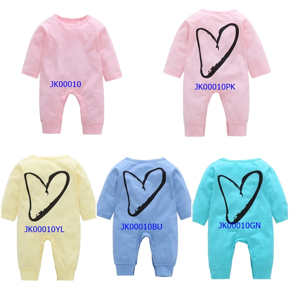 Детский хлопковый комбинезон с длинным рукавом цветочным принтом|Ромперы| |