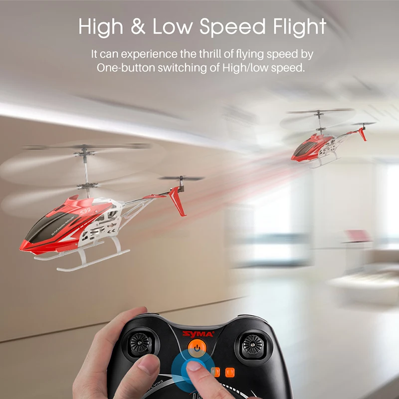 SYMA S39 RC вертолет анти шок 3 CH дистанционного Управление Fly игрушки с Hover удержания