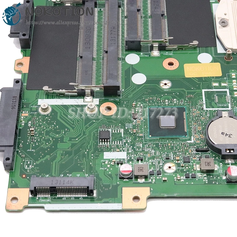 NOKOTION For Acer aspire V3-772 V3-772G Laptop Motherboard EAVA70HW NBM7411001 MAIN BOARD DDR3L GT750M 4G graphics Free CPU |