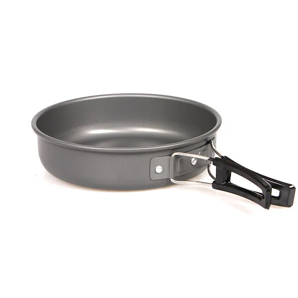 3pcs Camping Hiking Picnic Cookware Cook Cooking Pot teapot Set Aluminum Outdoor camping utensils set in ourdoor hot A3083 | Спорт и