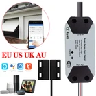 Смарт-приложение Life, беспроводной Wi-Fi Открыватель для гаражных дверей, переключатель с голосовым управлением для Alexa