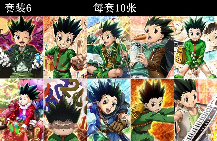 10 шт./лот HUNTER X плакат Игрушка Аниме hunter x hisoka Killua Zoldyck kirua illumi подарки A3 42x29