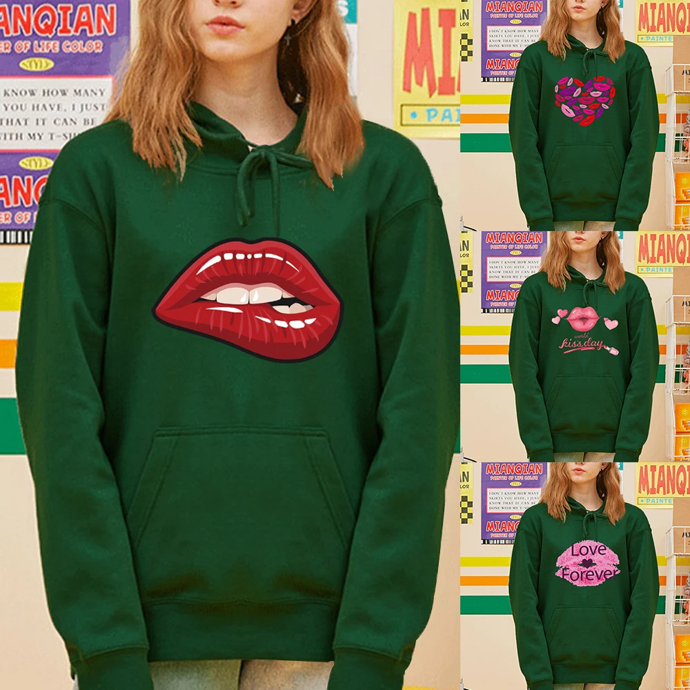 

Толстовка женская с капюшоном, Осень-зима 2021, трендовая Студенческая рубашка из полиэстера и хлопка с принтом в стиле Харадзюку, комплекты о...