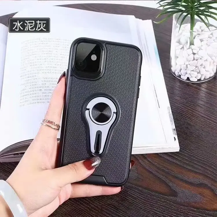 gray Для Apple iphone 11 чехол мягкий силиконовый с подставкой противоударный матовый защитный чехол для iphone 11 Pro Max iphone 11 11pro - Цвет: gray
