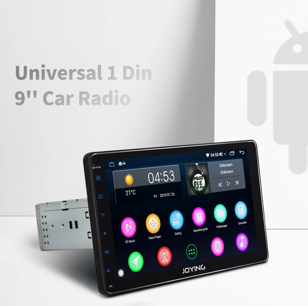 JOYING 9 ''1 din автомагнитола 2 Гб ОЗУ 32 Гб ПЗУ Android 8,1 Восьмиядерный Универсальный головное устройство gps система с DSP поддержкой Mirror Link Wifi