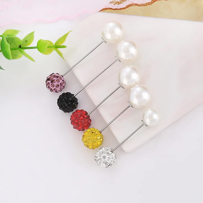 Жемчужина Стразы Хрусталь брошь-булавка тканевый кардиган рубашка шаль булавка