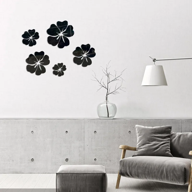 Лидер продаж зеркальная декоративная настенная наклейка сделай сам на весну