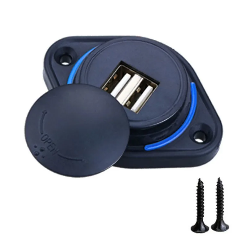 Автомобильное зарядное устройство с двумя USB-портами а 12-24 В |