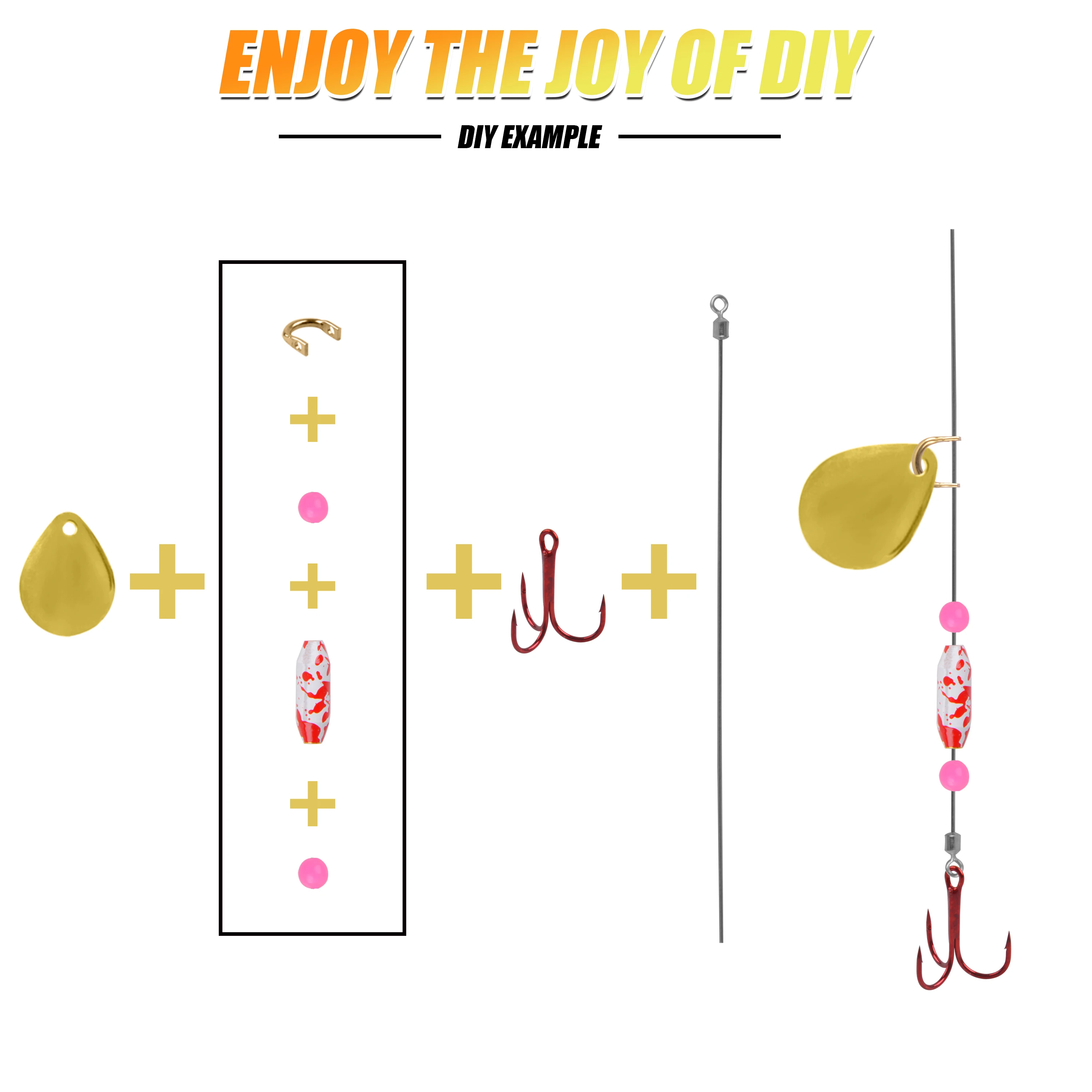 10 шт. латунные рыболовные приманки-спиннербейты | Спорт и развлечения