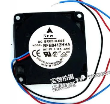 3 проводной охлаждающий вентилятор для сервера Delta Electronics BFB0412HHA DC 12 В 0.10A 40x40x10