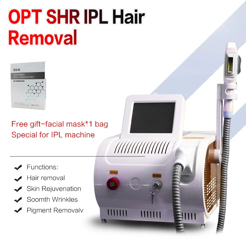Многофункциональная машина для удаления волос Pro IPL OPT SHR пигментных пятен
