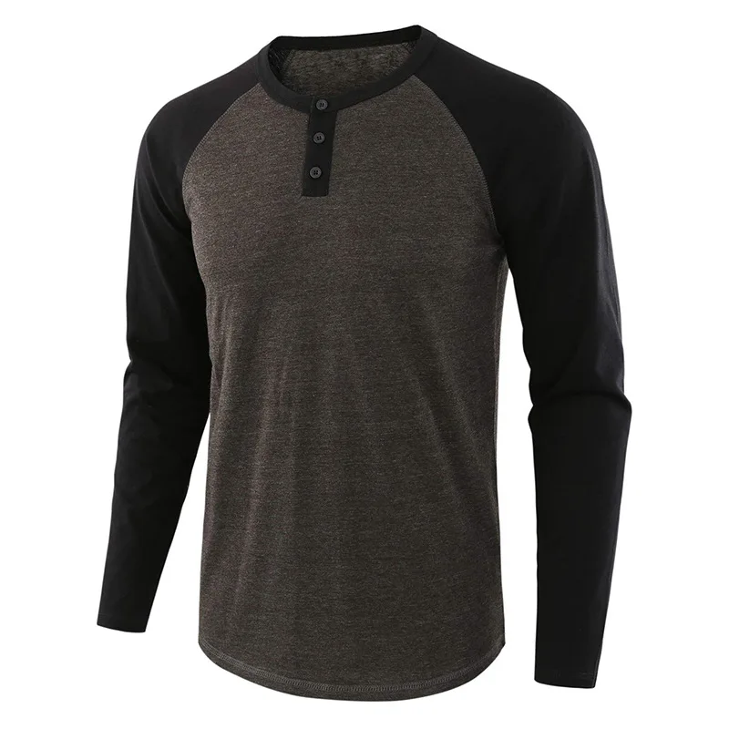

The spring of 2021 Europe and the United States men's long sleeve shirt long sleeve men render T-shirt