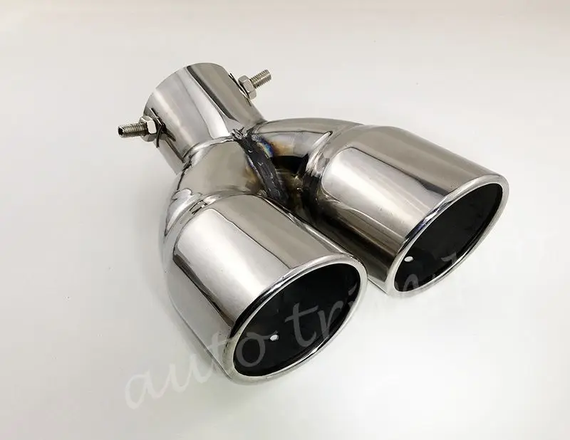 Универсальный 2 5 &quotдюйм 63 мм Диаметр наконечник выхлопной трубы глушитель