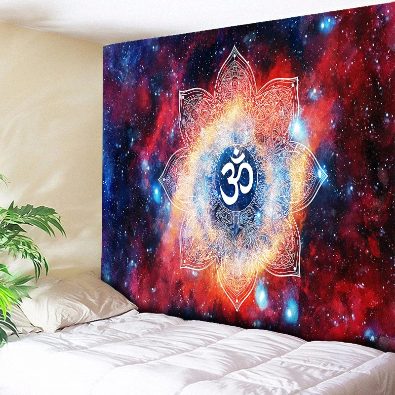 

Ombre Galaxy Space 3D Psychedelic Tapestry Mandala Wall Hanging Elegant Kaleidoscope Boho Hippie Tapestries Nordic Home Decor