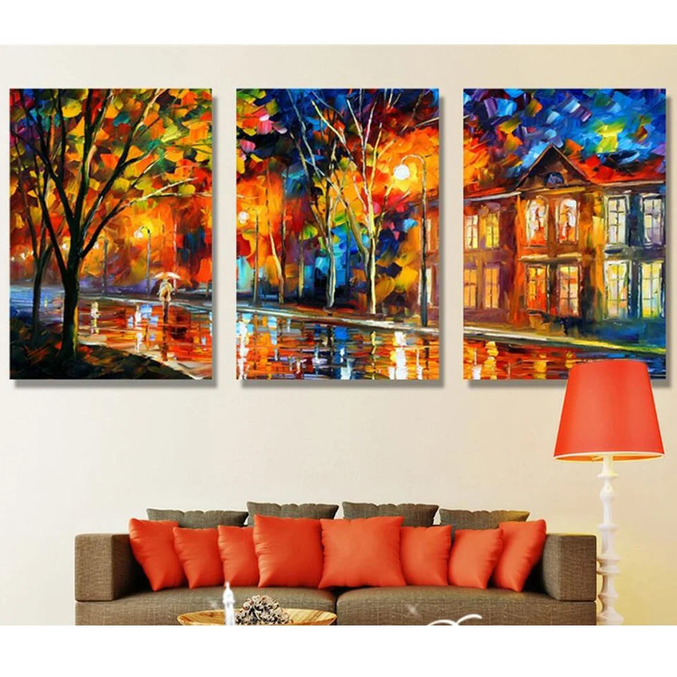 

Lights With Ones Umbrella 3 pcs diamond embroidery full square/round 3d diy diamond painting mosaic cross stitch kit