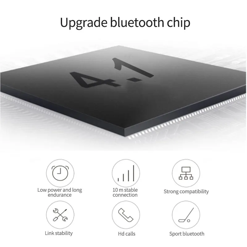Беспроводные bluetooth-наушники с активным шумоподавлением гарнитура для занятий спортом наушники-вкладыши с микрофоном для samsung huawei Xiaomi