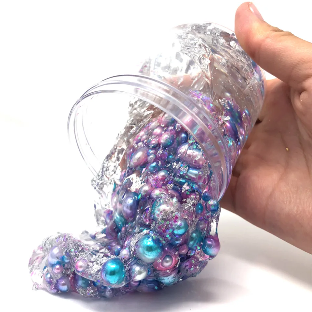 Slime игрушки для детей красивые красочные глиняные игрушки милые жемчужные игрушки для снятия стресса детские игрушки нетоксичные чистые антистрессовые игрушки