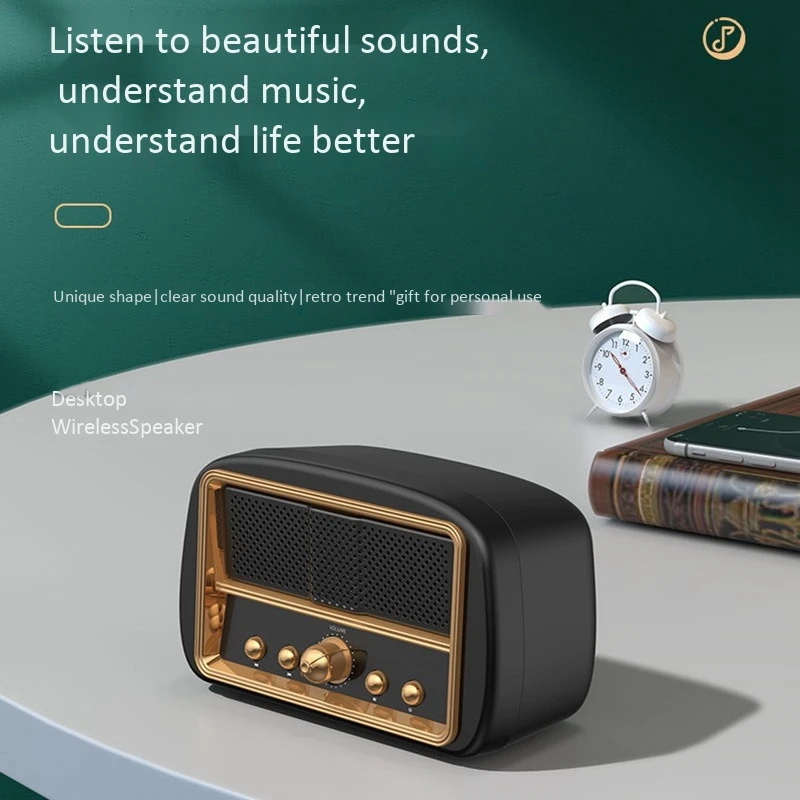 Ретро Беспроводной Bluetooth колонки на открытом воздухе аудио Портативный