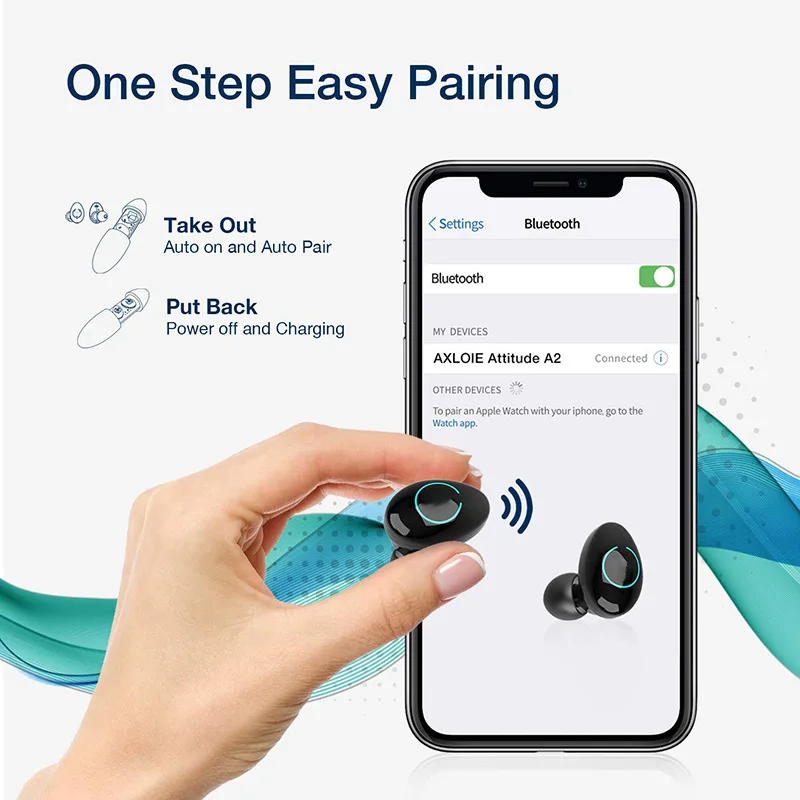 FOOVDO TWS наушники вкладыши 5 0 Беспроводной Bluetooth 3D объемное звучание музыки